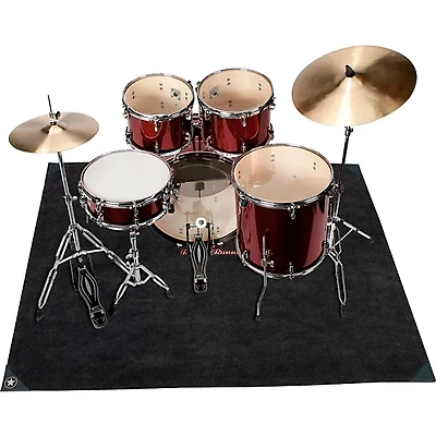 Road Runner Drum Rug, 5.5'x4.5' - Gray