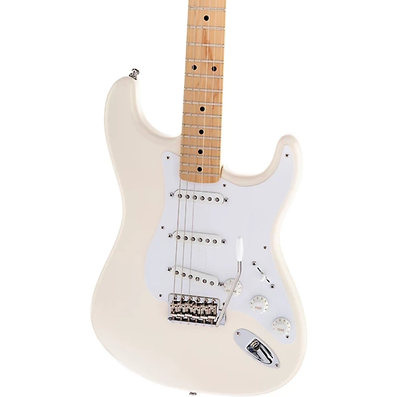 Fender Artist Series Jimmie Vaughan Tex-Mex Stratocaster Electric Guitar Olympic White