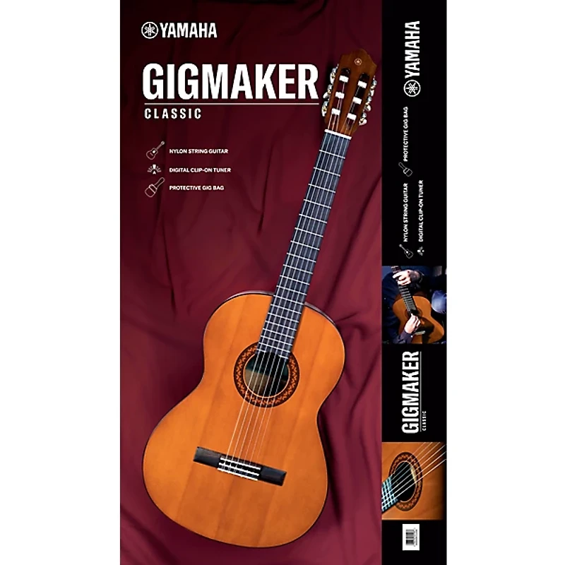 Yamaha C40 GigMaker Classical Acoustic Guitar Pack (Natural)