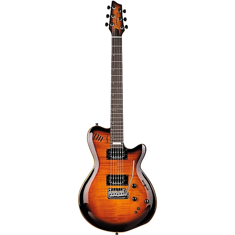 Godin LGXT AA Flamed Maple Top Electric Guitar Cognac Burst