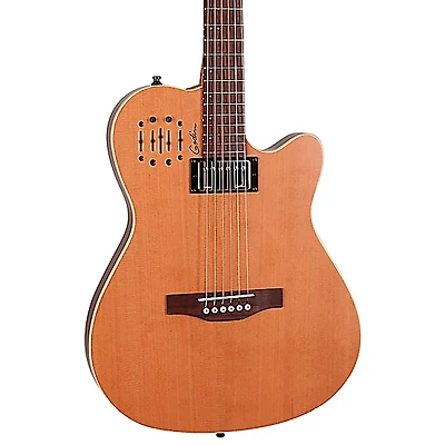 Godin A6 Ultra Semi-Acoustic-Electric Guitar Natural Cedar