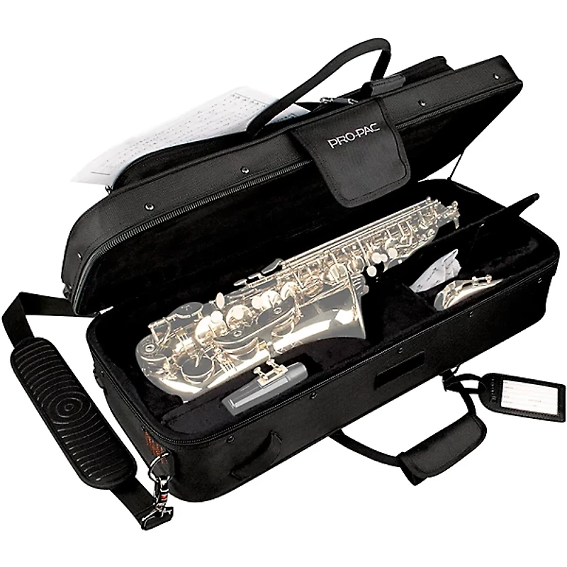 Protec Alto Saxophone Case, PRO PAC Series Black