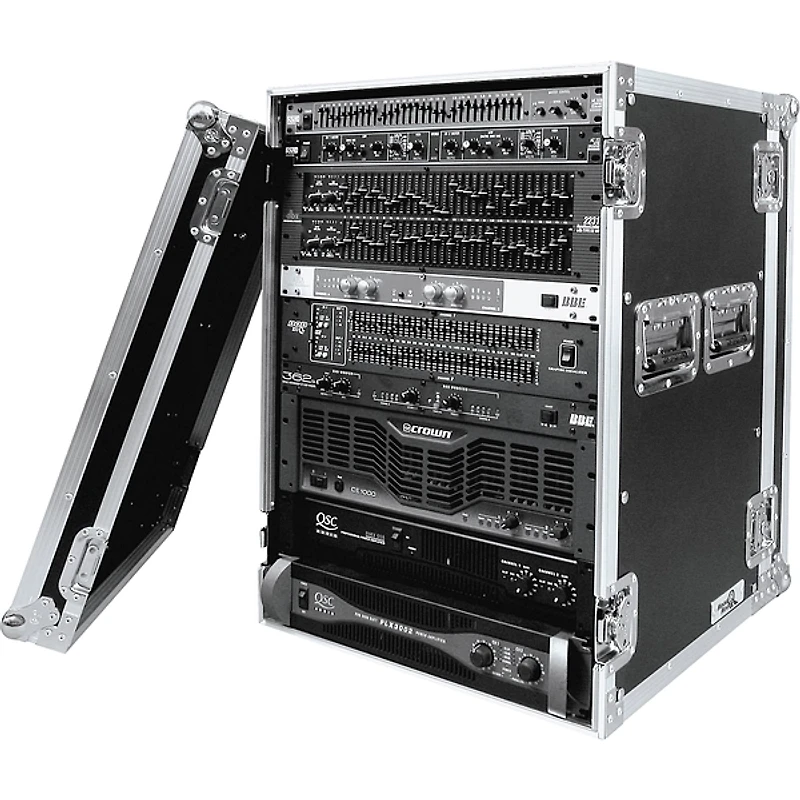 Road Runner 16U Deluxe Amplifier Case Black