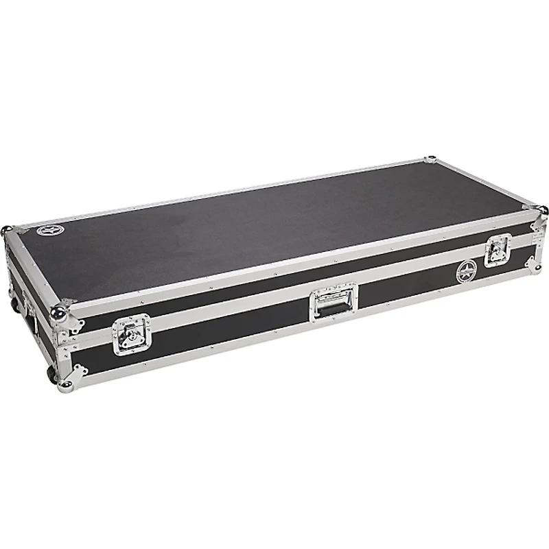 Road Runner Keyboard Flight Case With Casters Black 88 Key