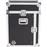 Road Runner Slant Mixer Rack Case/Vertical Rack Black 12 Sp
