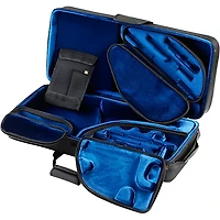 Protec TRI-PAC Case for Alto Sax, Clarinet and Flute Black