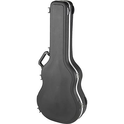 SKB SKB-30 Deluxe Thin-Line Acoustic-Electric and Classical Guitar Case Black