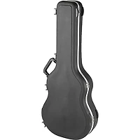 SKB SKB-30 Deluxe Thin-Line Acoustic-Electric and Classical Guitar Case Black