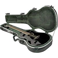 SKB SKB-30 Deluxe Thin-Line Acoustic-Electric and Classical Guitar Case Black