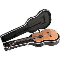 SKB SKB-30 Deluxe Thin-Line Acoustic-Electric and Classical Guitar Case Black
