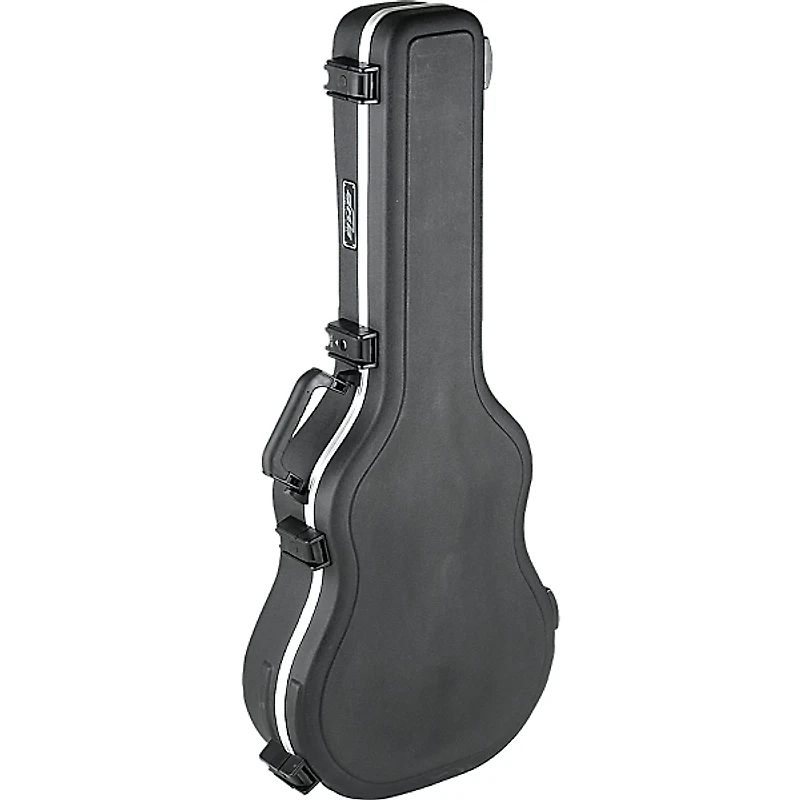 SKB SKB-30 Deluxe Thin-Line Acoustic-Electric and Classical Guitar Case Black