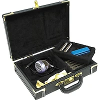 Musician's Gear Hardshell Harmonica Case Black