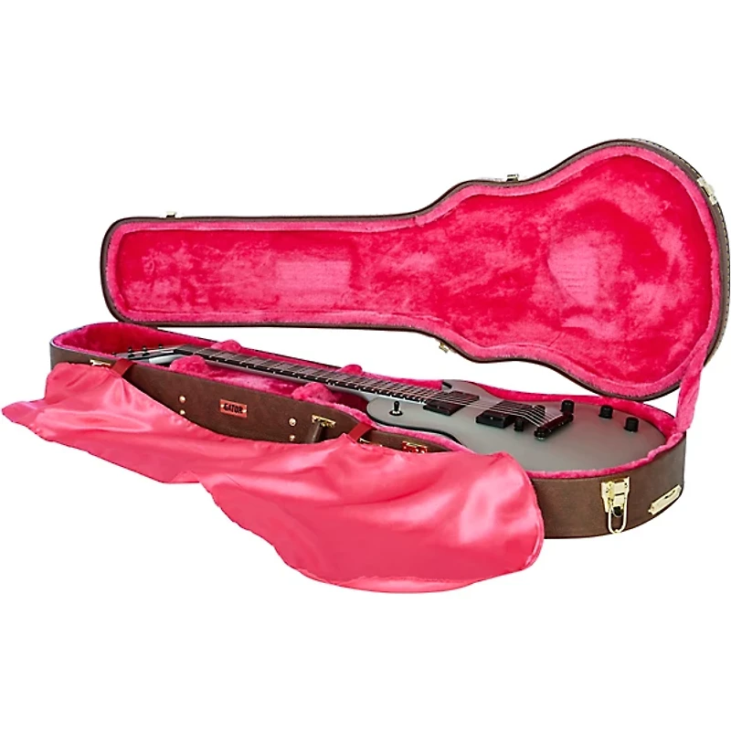 Gator GW-LPS Guitar Case for Single Cutaway Electric Guitars Brown
