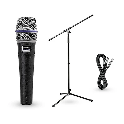 Shure BETA 57A Dynamic Mic With Cable and Stand