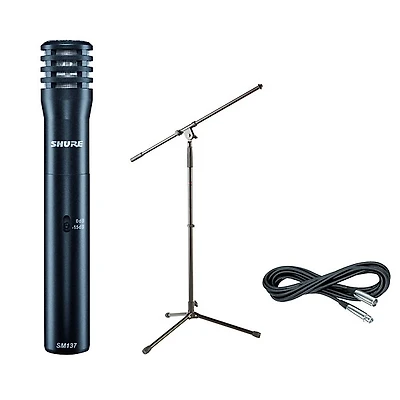 Shure SM137 Condenser Mic with Cable and Stand