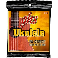 GHS H-10  Hawaiian Ukulele Black Nylon Strings