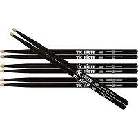 Vic Firth Buy 3 Pairs of Black Drum Sticks, Get 1 Free