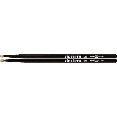 Vic Firth American Classic Drum Sticks With Black Finish