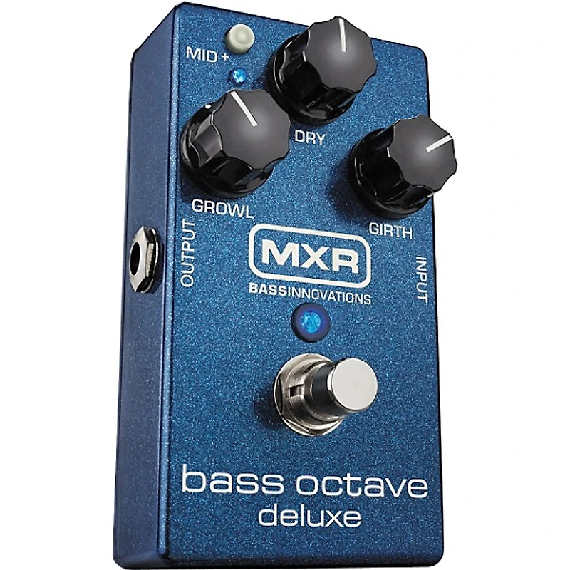 MXR M288 Bass Octave Deluxe Effects Pedal Blue Sparkle