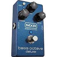 MXR M288 Bass Octave Deluxe Effects Pedal Blue Sparkle