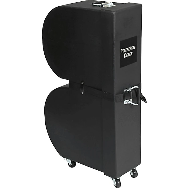 Protechtor Cases Classic Series Upright Timbale Case with Wheels Black