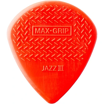 Dunlop Nylon Max Grip Jazz III Guitar Picks 6-Pack 1.38 mm