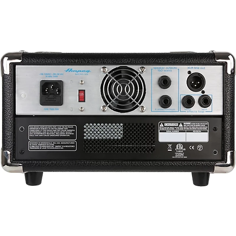 Ampeg Micro-VR Bass Amp Head and SVT210AV Bass Speaker Cabinet Stack