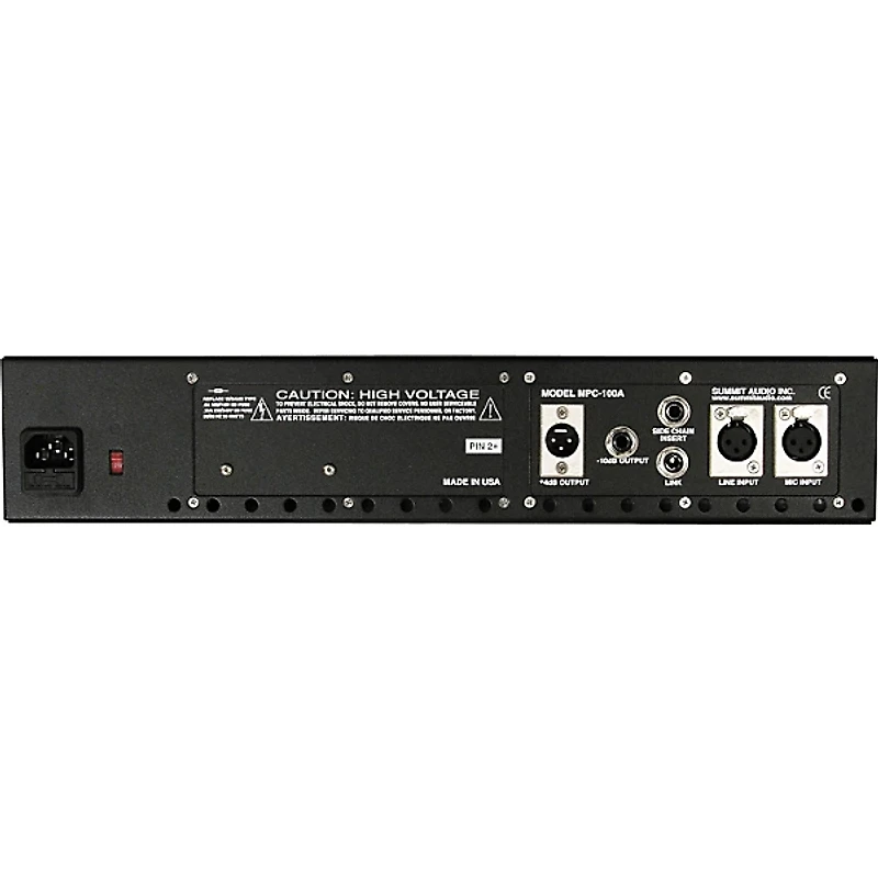 Summit Audio MPC-100A Tube Pre-Amp and Compressor/Limiter