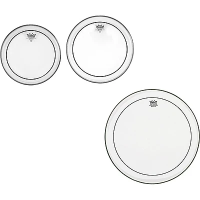 Remo Pinstripe Clear New Fusion Tom Drum Head Pack