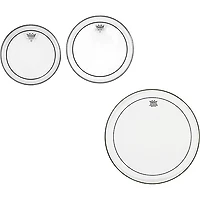 Remo Pinstripe Clear New Fusion Tom Drum Head Pack
