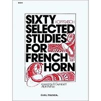 Carl Fischer 60 Selected Studies for French Horn Book 2