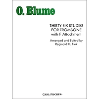 Carl Fischer 36 Studies for Trombone with F Attachment