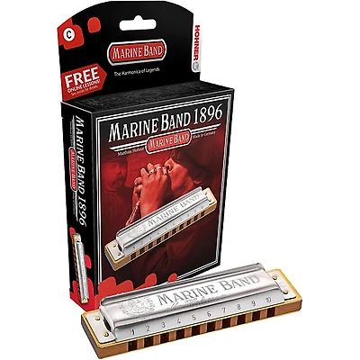 Hohner 1896 Harmonic Minor Marine Band Harmonica