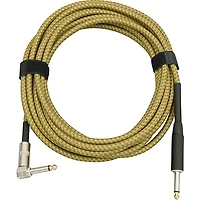 Musician's Gear Tweed Right Angle Instrument Cable