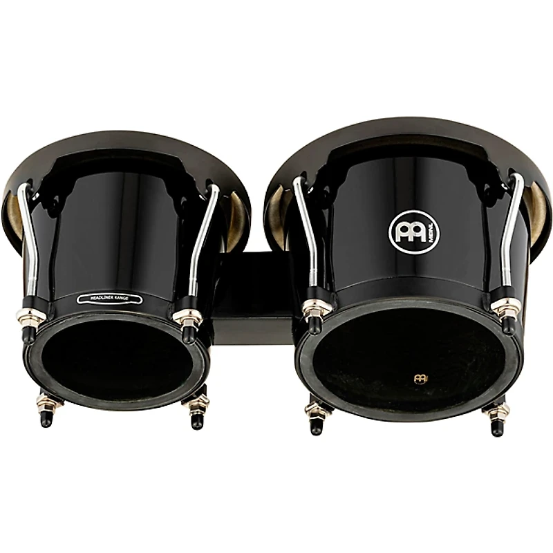 MEINL Headliner Fiberglass Bongo Black 6-3/4 in. and 7-1/2 in.