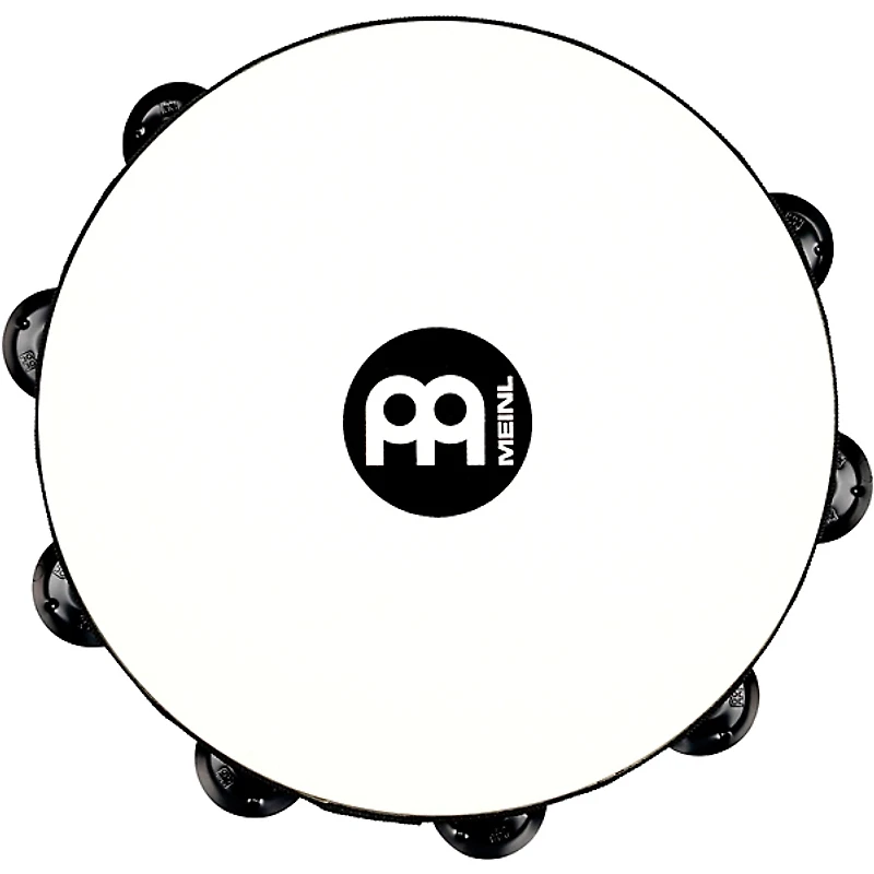 MEINL Touring Synthetic Head Wood Tambourine Two Rows Red