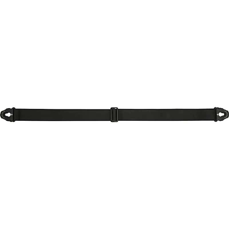 D'Addario Planet Lock Leather Guitar Strap Black