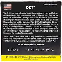 DR Strings Drop Down Tuning Extra Heavy Electric Guitar Strings (11-54)