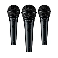 Shure PGA58 3-Pack Mic and Stand Kit