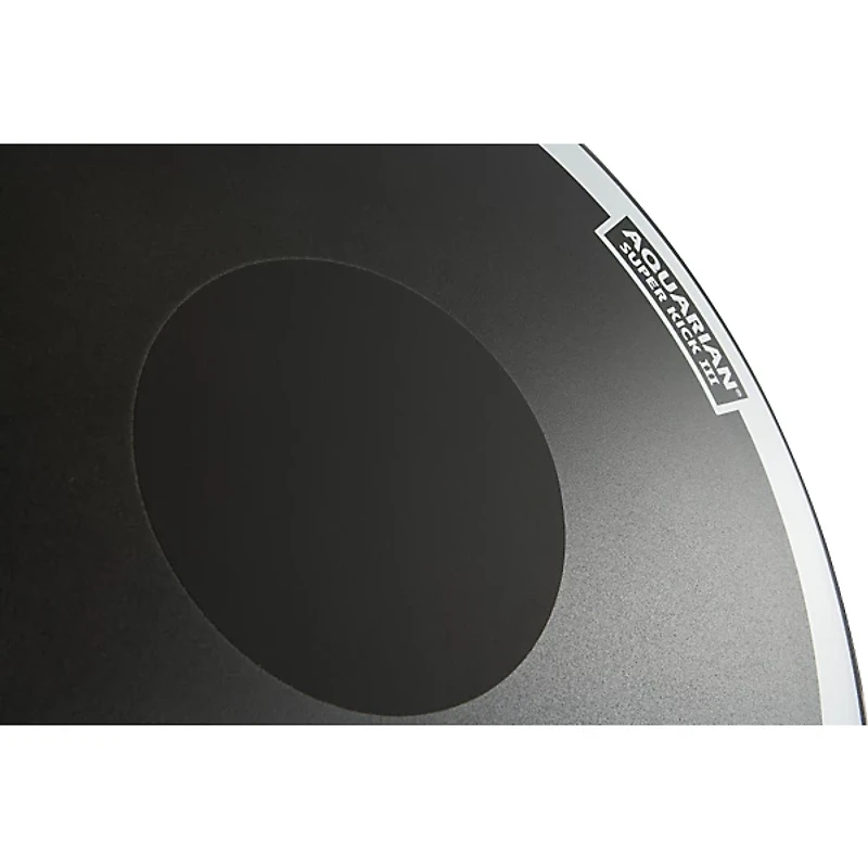 Aquarian Super Kick III Black Drum Head -