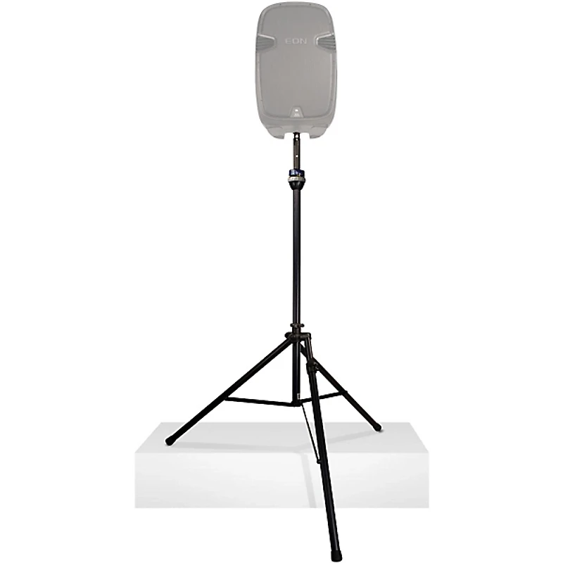 Ultimate Support TS-99BL - Tall, Leveling-Leg Speaker Stand Black