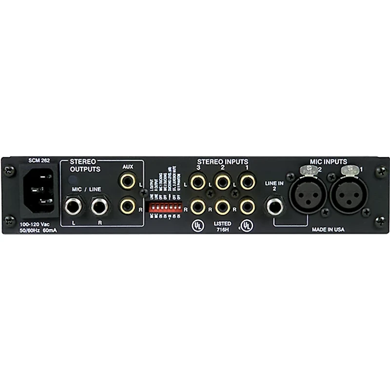 Shure SCM262 Stereo Microphone Mixer