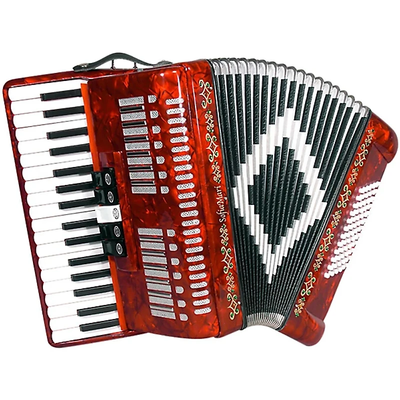SofiaMari SM 3472 34 Piano 72 Bass Button Accordion