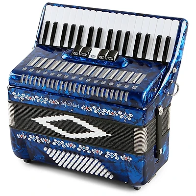 SofiaMari SM 3472 34 Piano 72 Bass Button Accordion