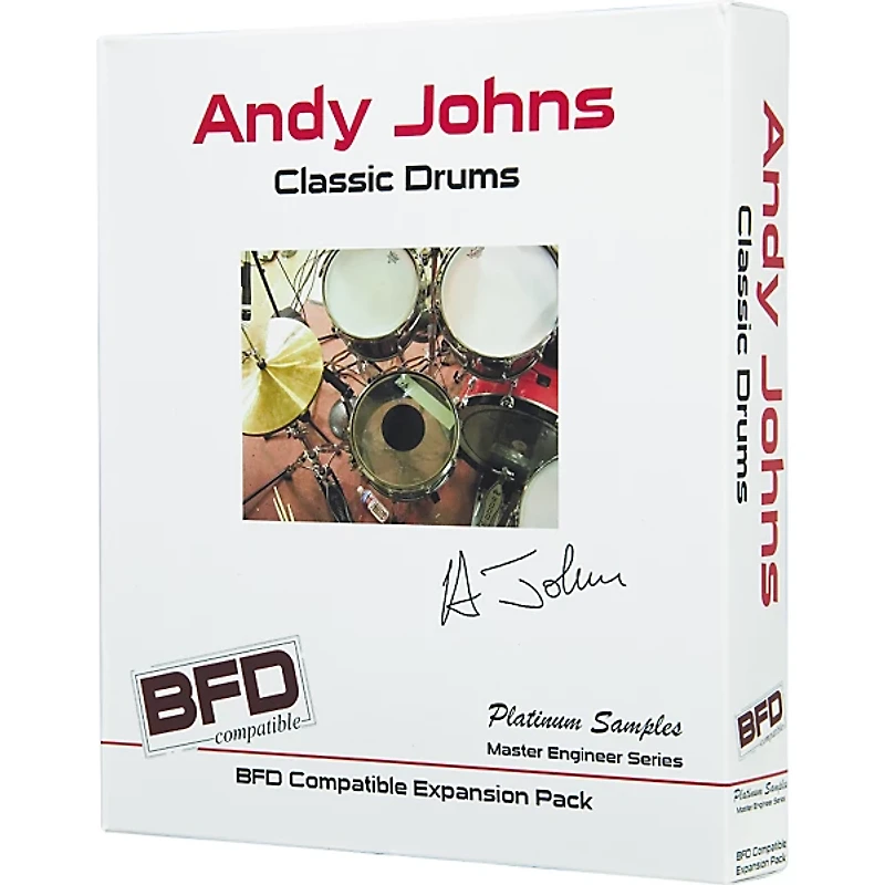 Platinum Samples Andy Johns Classic Drums for BFD
