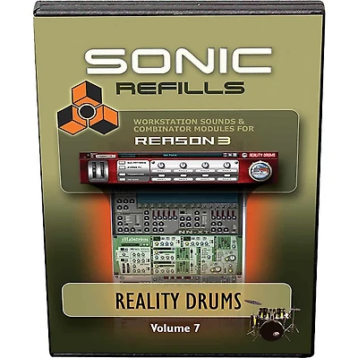 Sonic Reality Reason 3 Refills Vol. 07: Reality Drums