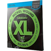 D'Addario XL165-5 Electric 5-String Set Bass Guitar Strings