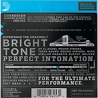 D'Addario EXL117 Medium Top/Extra-Heavy Bottom, Nickel-Wound Electric Guitar Strings