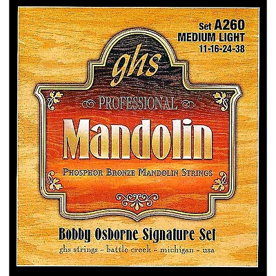 GHS Phosphor Bronze Mandolin Strings Medium Light