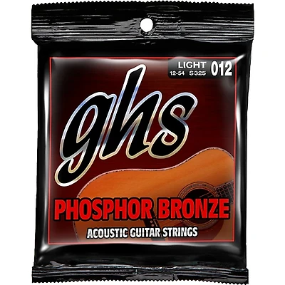 GHS Phosphor Bronze Acoustic Guitar Strings Light